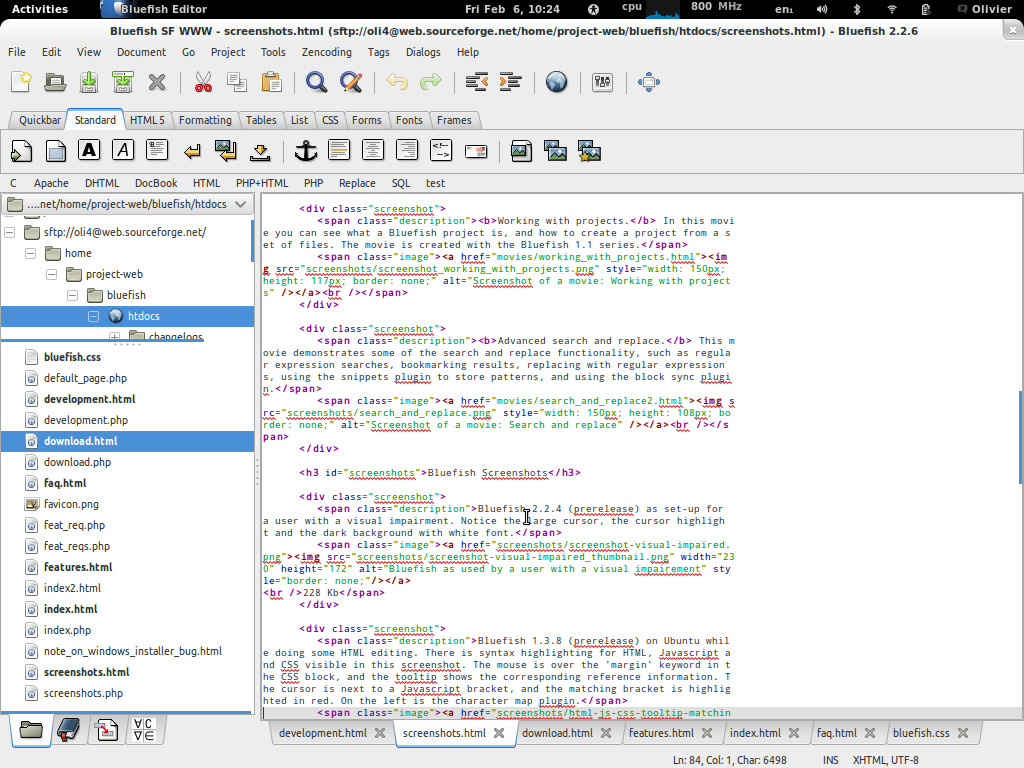 Bluefish Code Editor for Web Developers | HTML Editor | Free Shipping | DVD