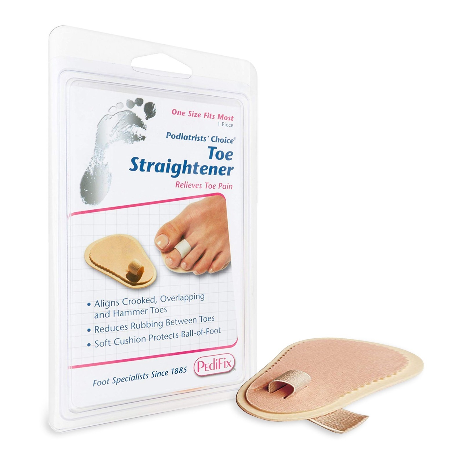 PediFix Beige Toe Straightener One Size Pull-On for the Foot P55