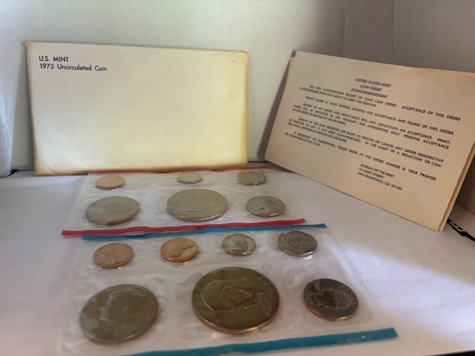 1973 Uncirculated Coin Set U.S Mint Original Government Packaging OGP