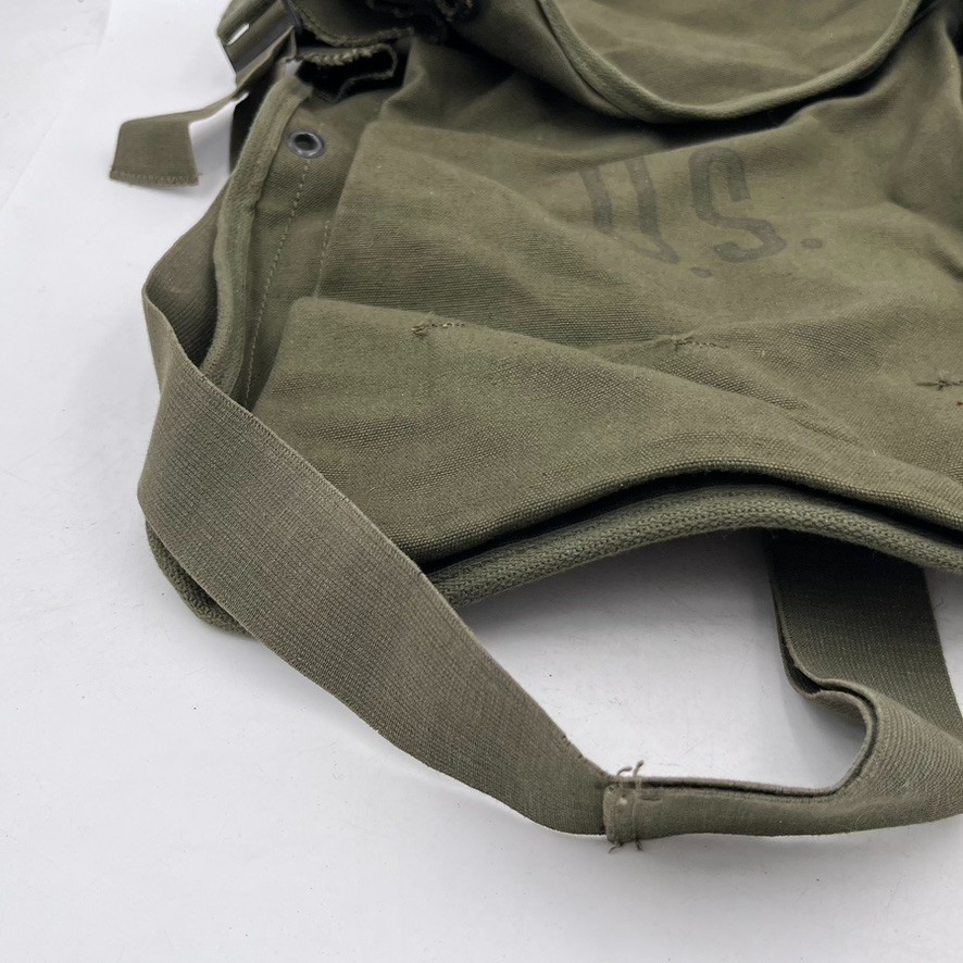 Vintage U.S. ARMY Map Dispatch? Field Bag Case Crossbody Strap Olive Green