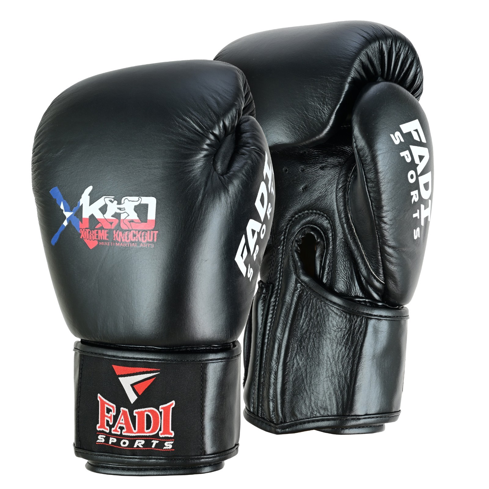 Fadi Sports Leather Boxing Gloves Muay Thai Sparring Bag 12oz 14oz 16oz MMA