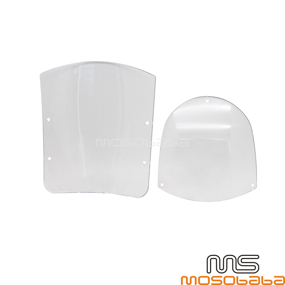 Headlight Quarter Fairing Replacement Windshield For Harley Dyna Super Glide FXD