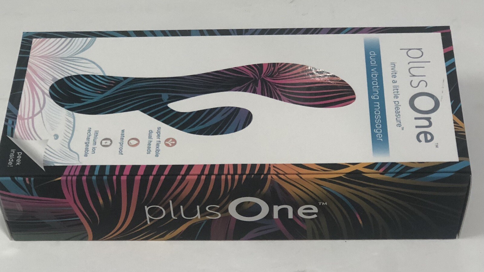 NEW Plus One Dual Vibrating Massager 10 Vibration Settings, Waterproof