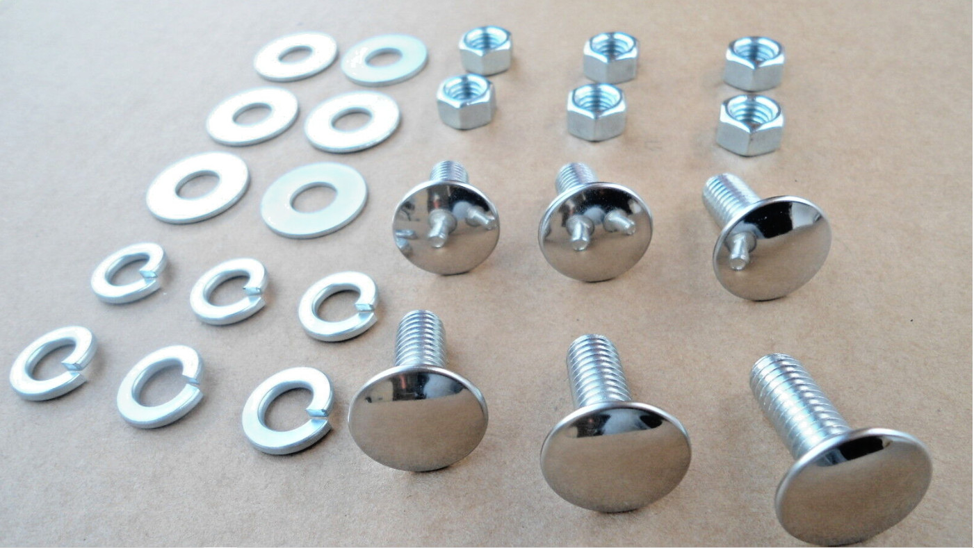 6 HIGH QUALITY STAINLESS STEEL BUMPER BOLT/NUTS! FOR GM TRUCK JIMMY SUBURBAN C10