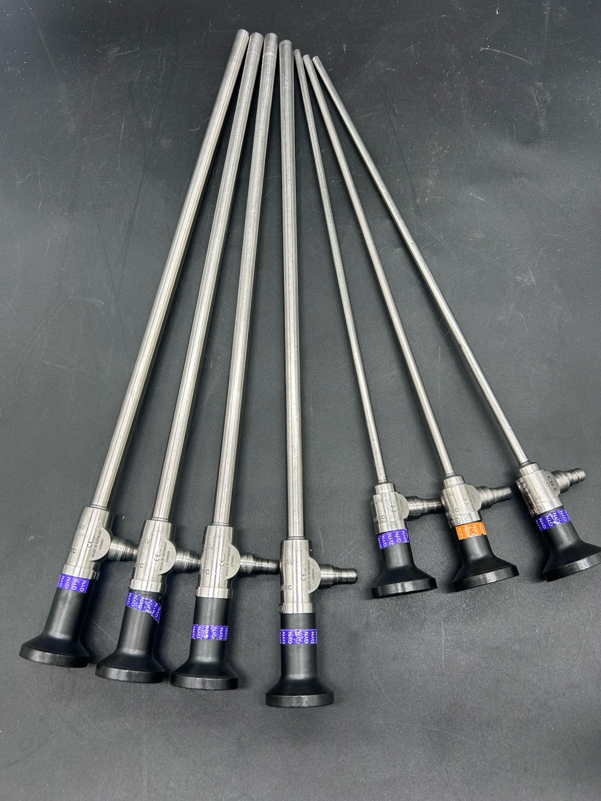 7 CONMED LINVATEC (4) T1000 (2) HD5500 (1) 5200 0 Deg AUTOCLAVABLE LAPAROSCOPES