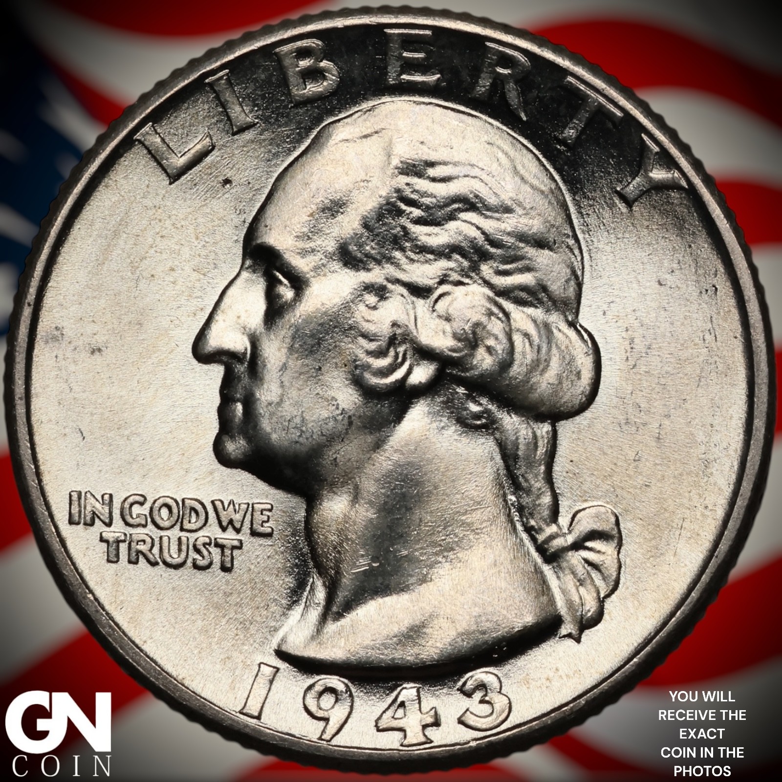 1943 P Washington Quarter A2913