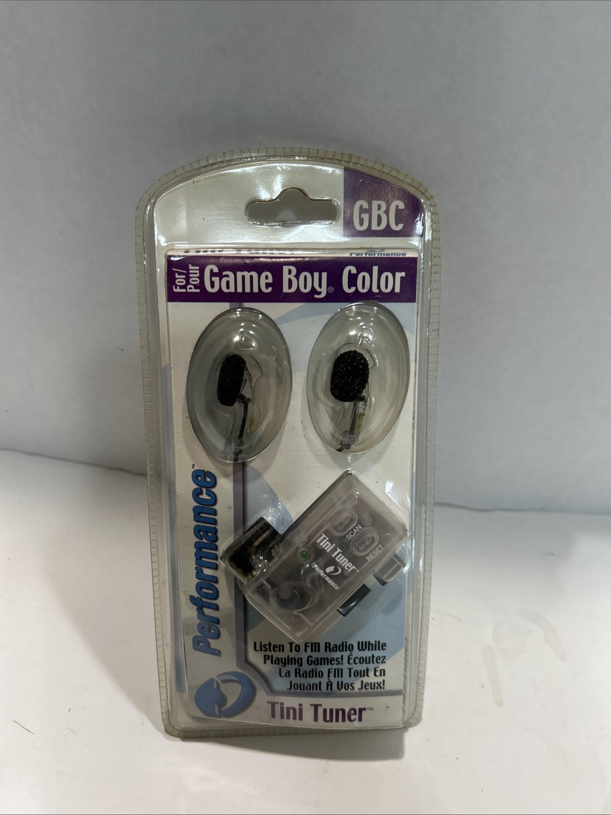 Vintage Performance Tini Tuner FM Radio for Nintendo Game Boy Color (GBC) – New