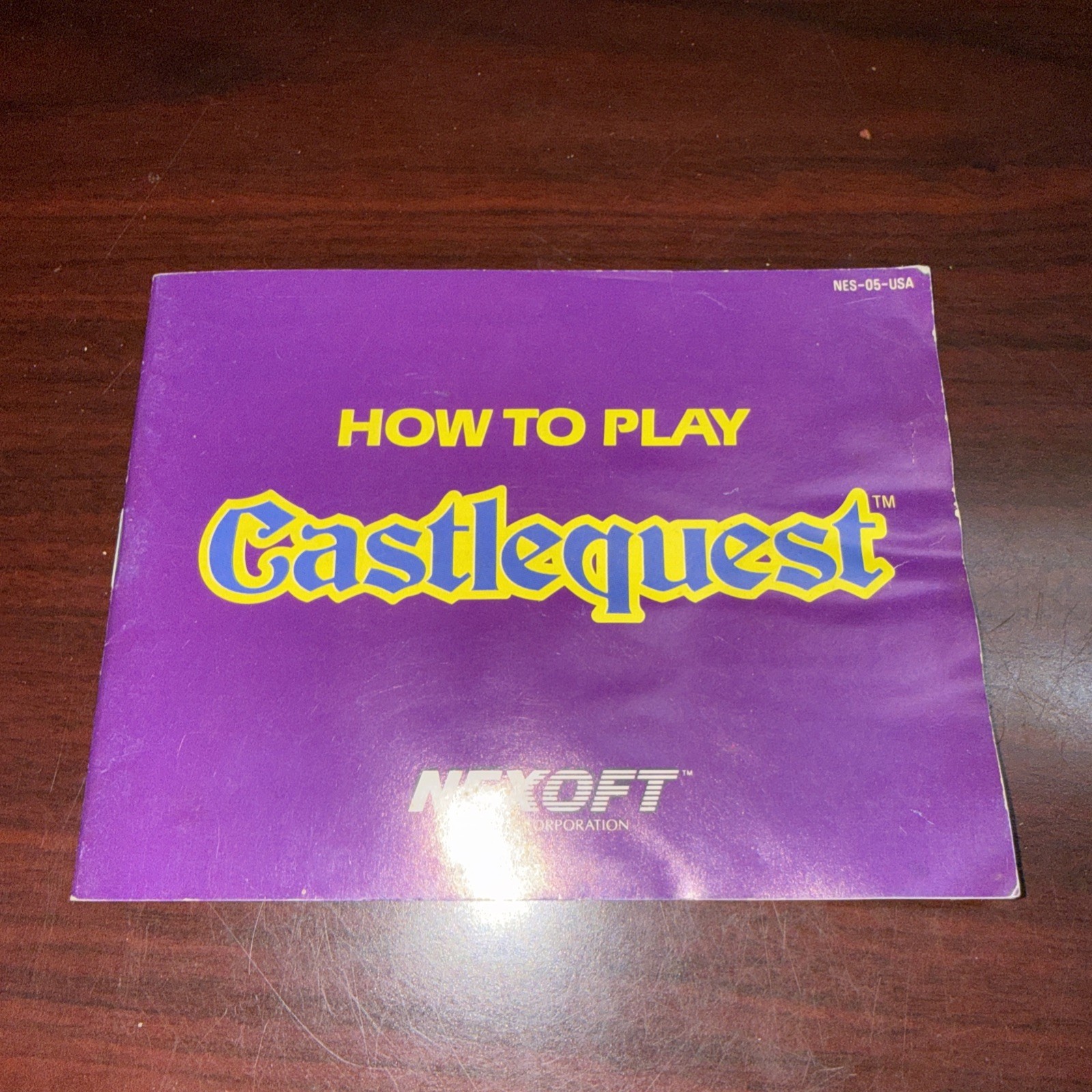 Nintendo Castlequest Manual NES Instruction Booklet