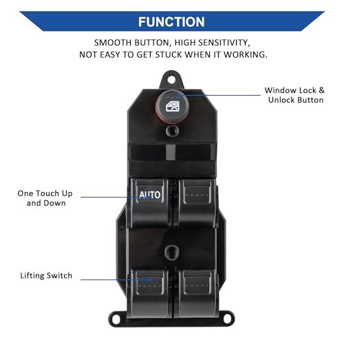 Driver Side Master Power Window Switch Control Button Compatible with 2001
