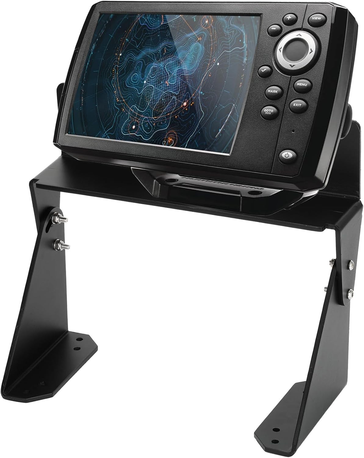Corrosion-Resistant Dual Graph Mount for Marine Electronics - Adjustable Viewing