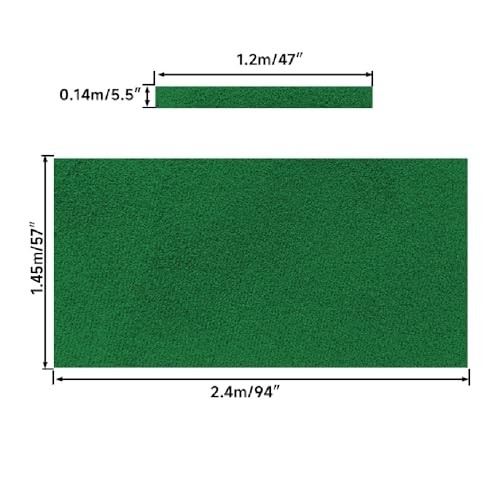 Pool Table Cloth Replacement—Billiard Felt with 6 Rail Strips—Pre 7ft Green