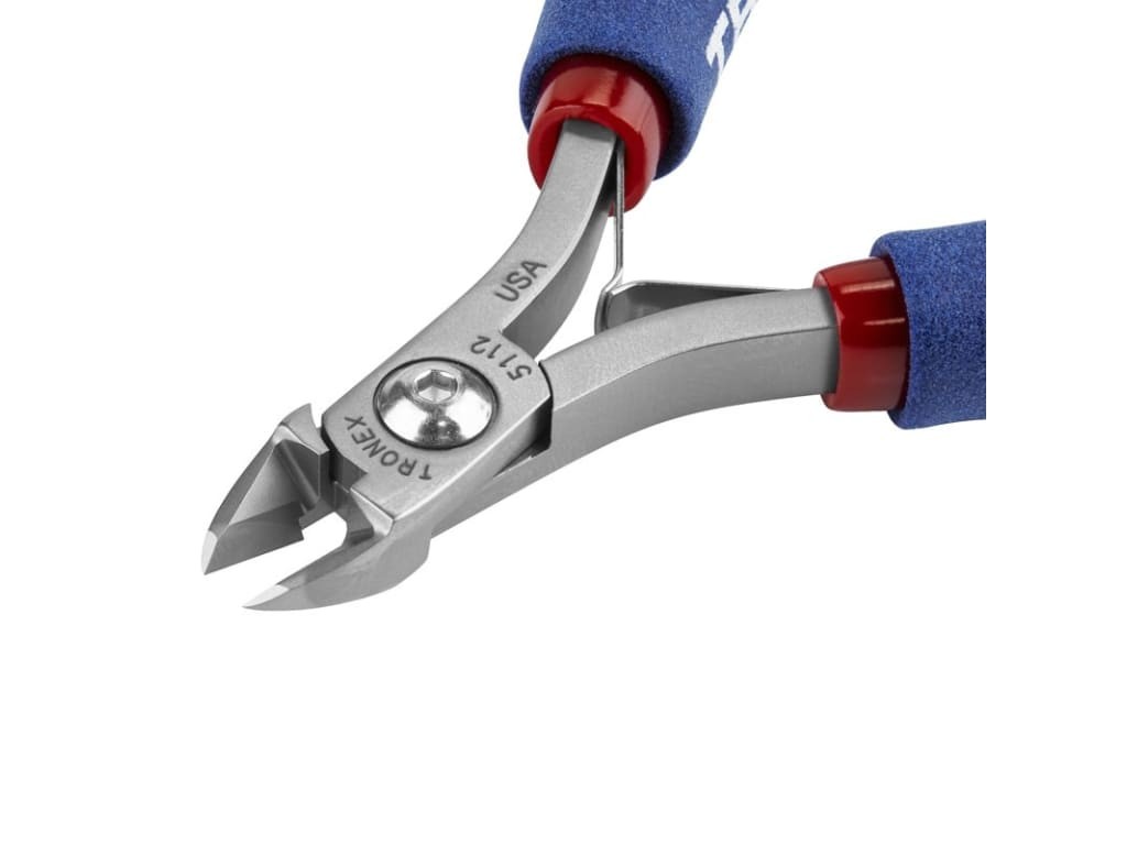 Tronex 5112 - Cutter, Medium Oval Head, Flush, ESD Safe, Standard Handle