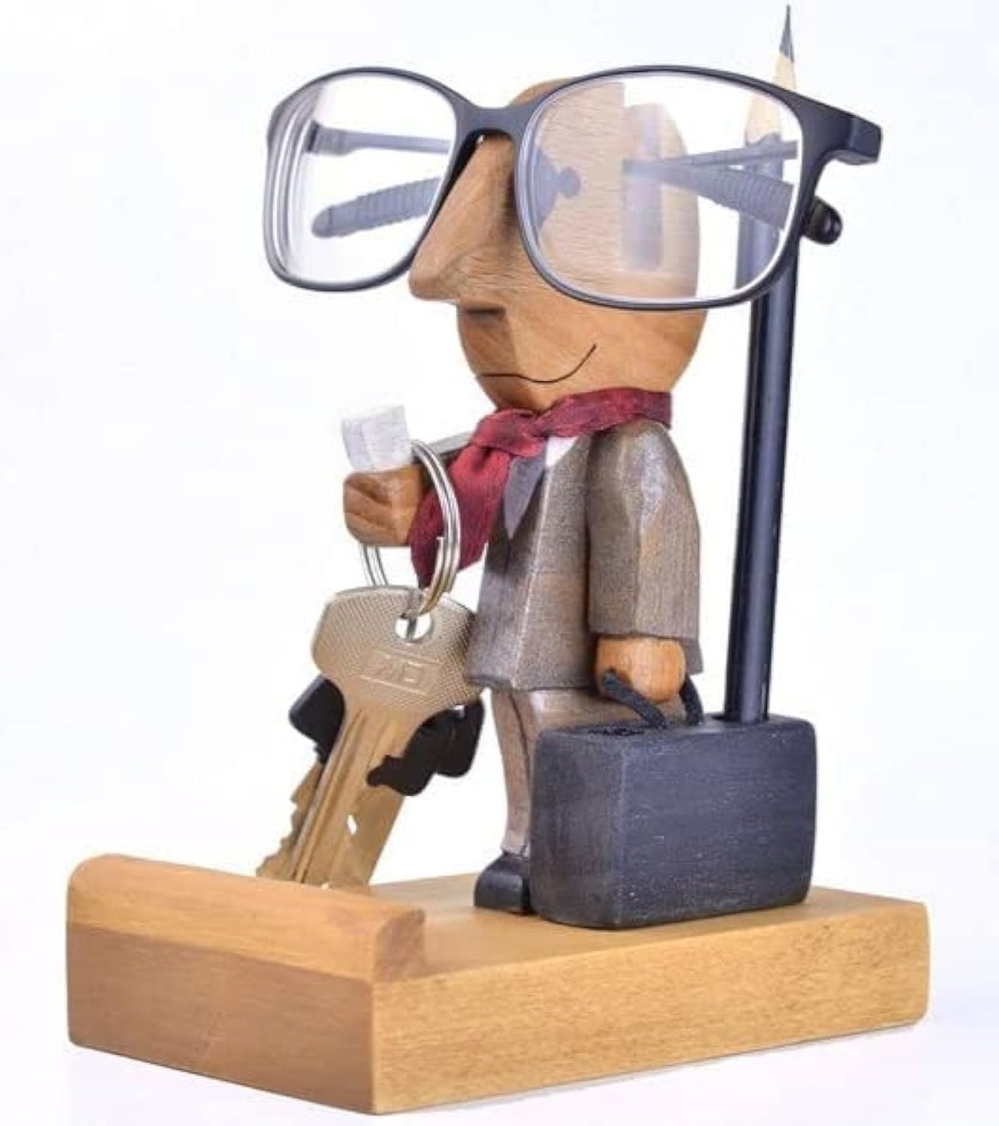 Frescorr Wooden Spectacle Holder Eyeglass Holder Display Stand, Home Office D...