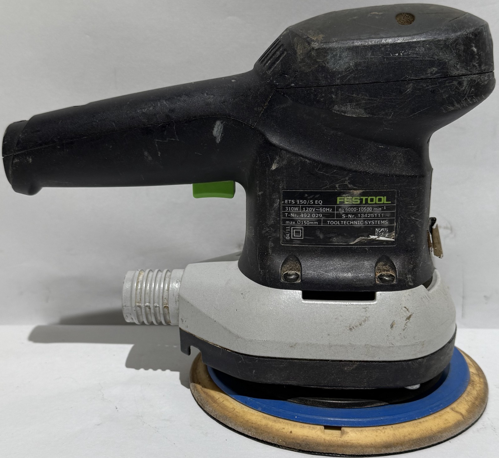 Festool ETS EC 125/5 EQ-Plus Random Orbital Sander in Case