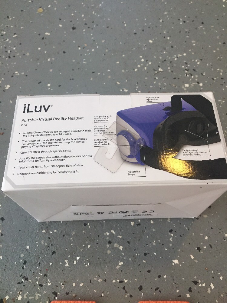 iLuv 3D Virtual Reality Headset for Smartphone - Blue