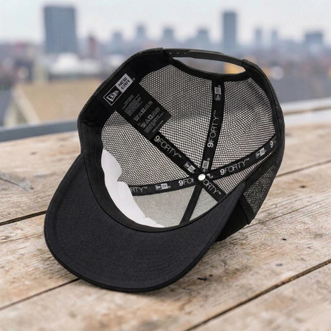 U.S. Forest Service Trucker Hat Black Embroidered Mesh Cap