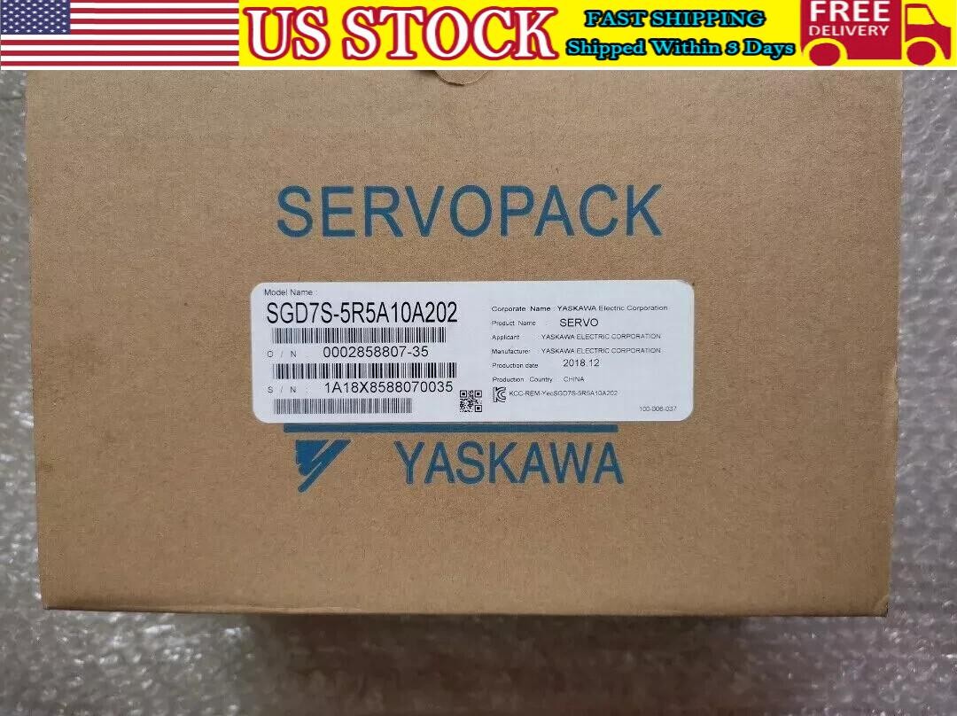 SGD7S-5R5A10A202 New Yaskawa Servo Drive New IN STOK ship by UPS