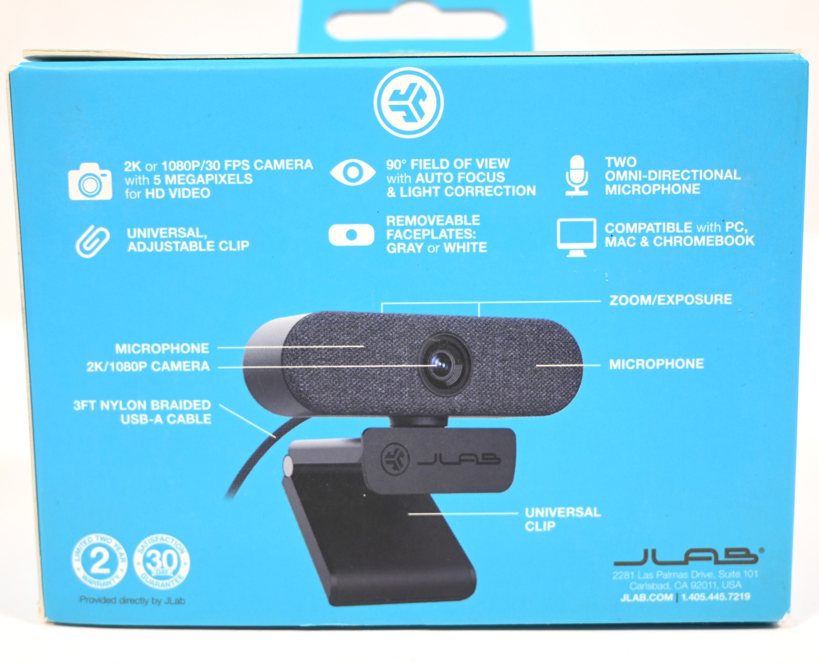 2-PC NEW NIB JLAB EPIC MOUSE Advanced Multi-Device Wireless + EPIC CAM HD USB