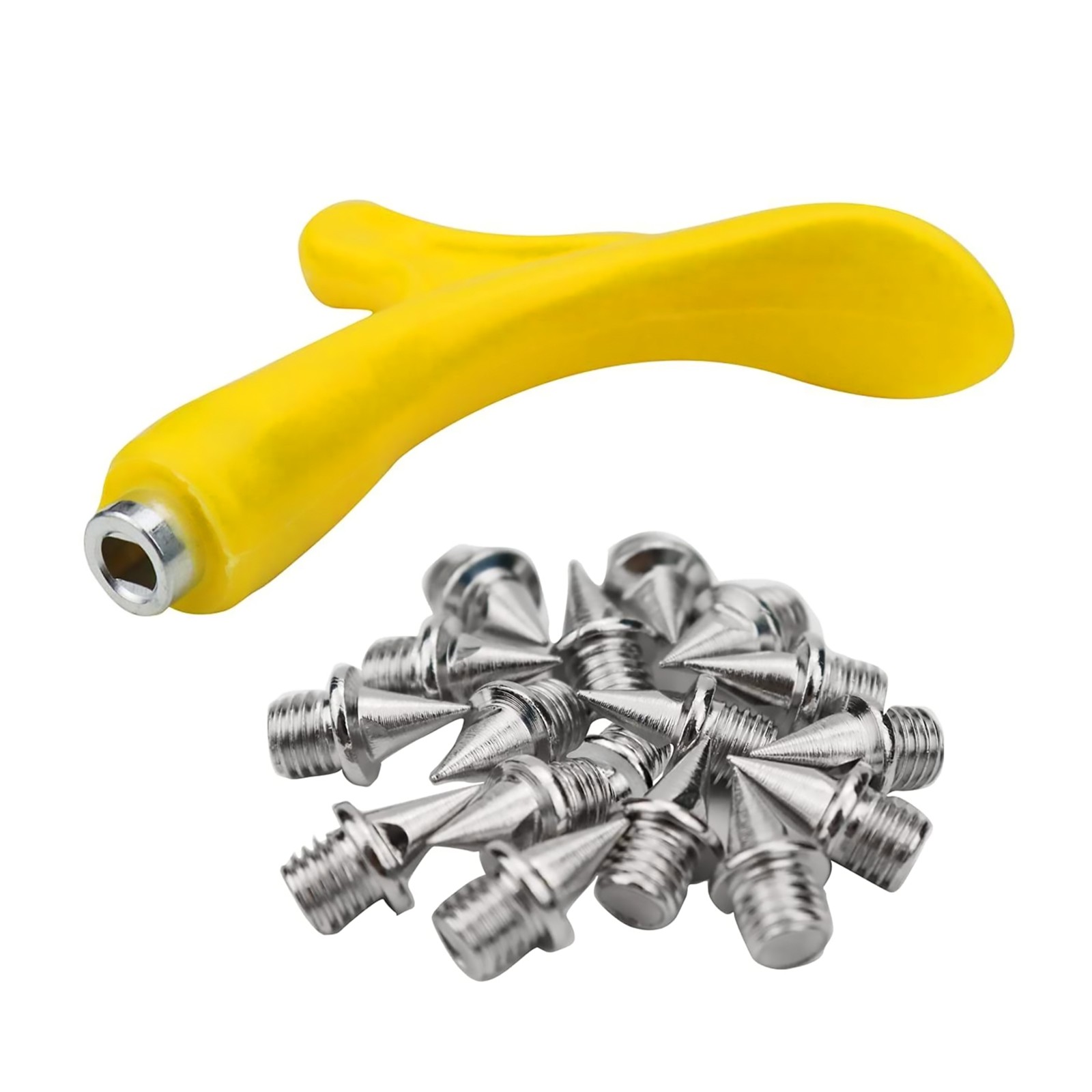 Stainless Steel Track Spikes Replacement  With Wrench Remover Tool For Men Shoes