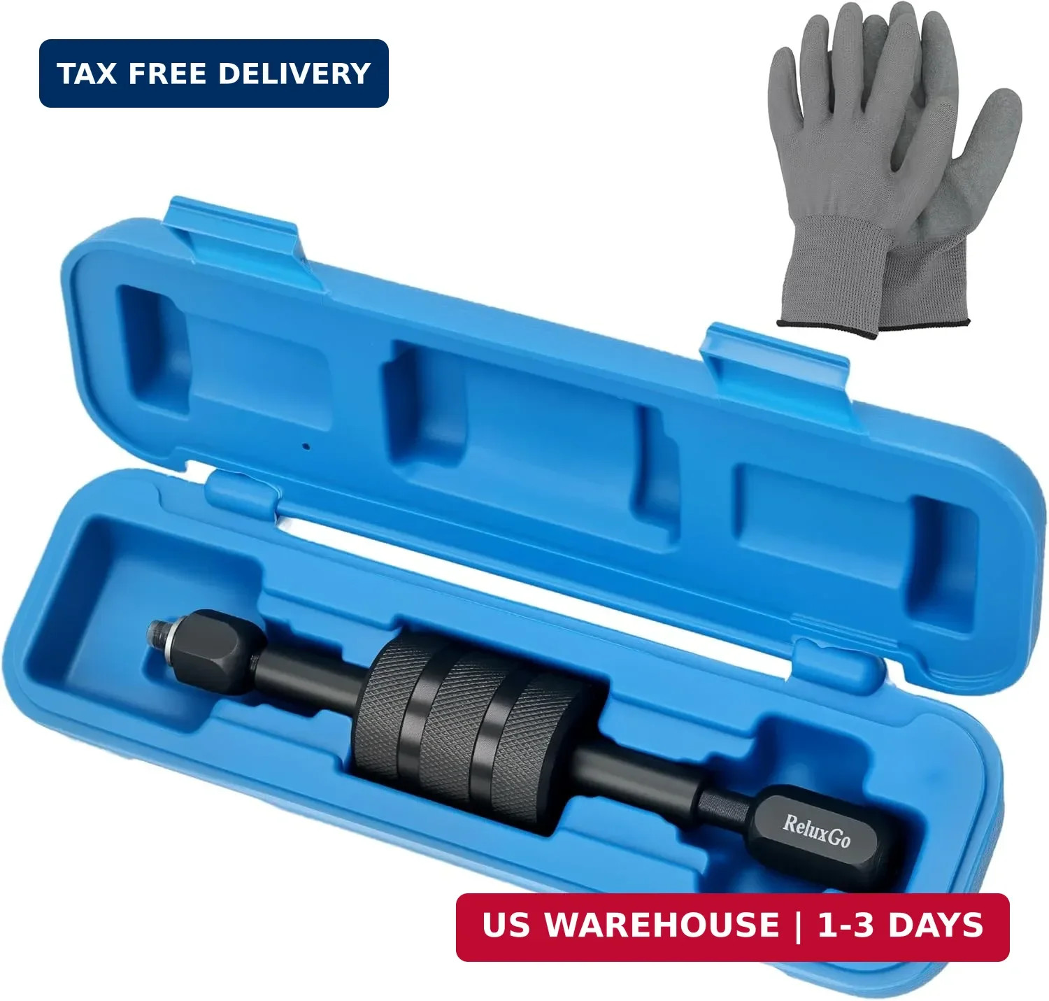 Diesel Injector Puller Tool with Slide Hammer, Common Rail Injector Remo