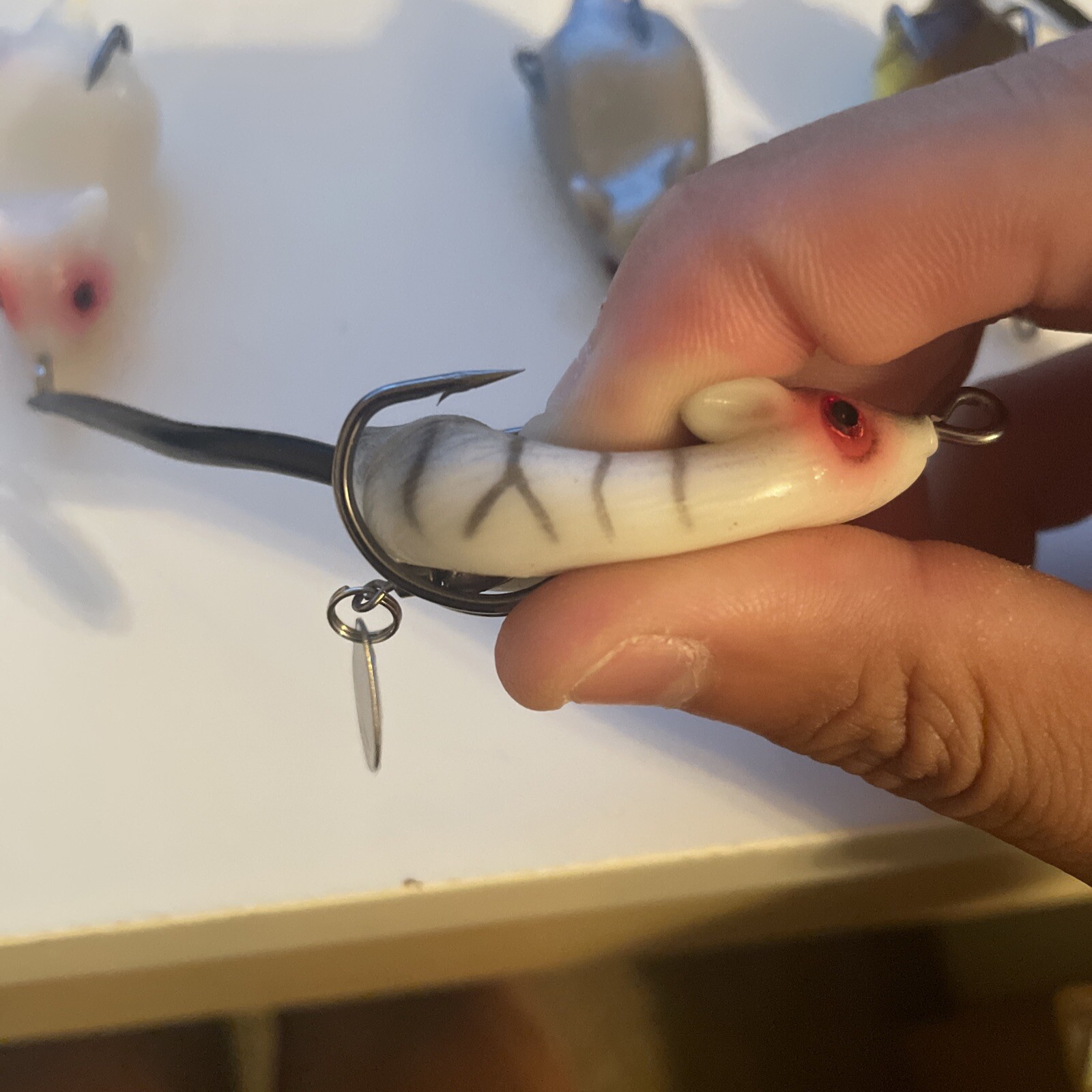 4 top water mouse lure