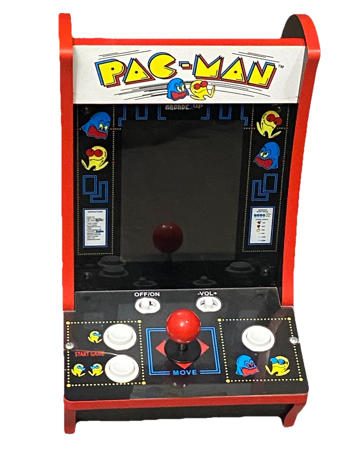 ARCADE 1UP PAC MAN GALAGA TABLE TOP ARCADE GAME MODEL 8295 Includes Adapter