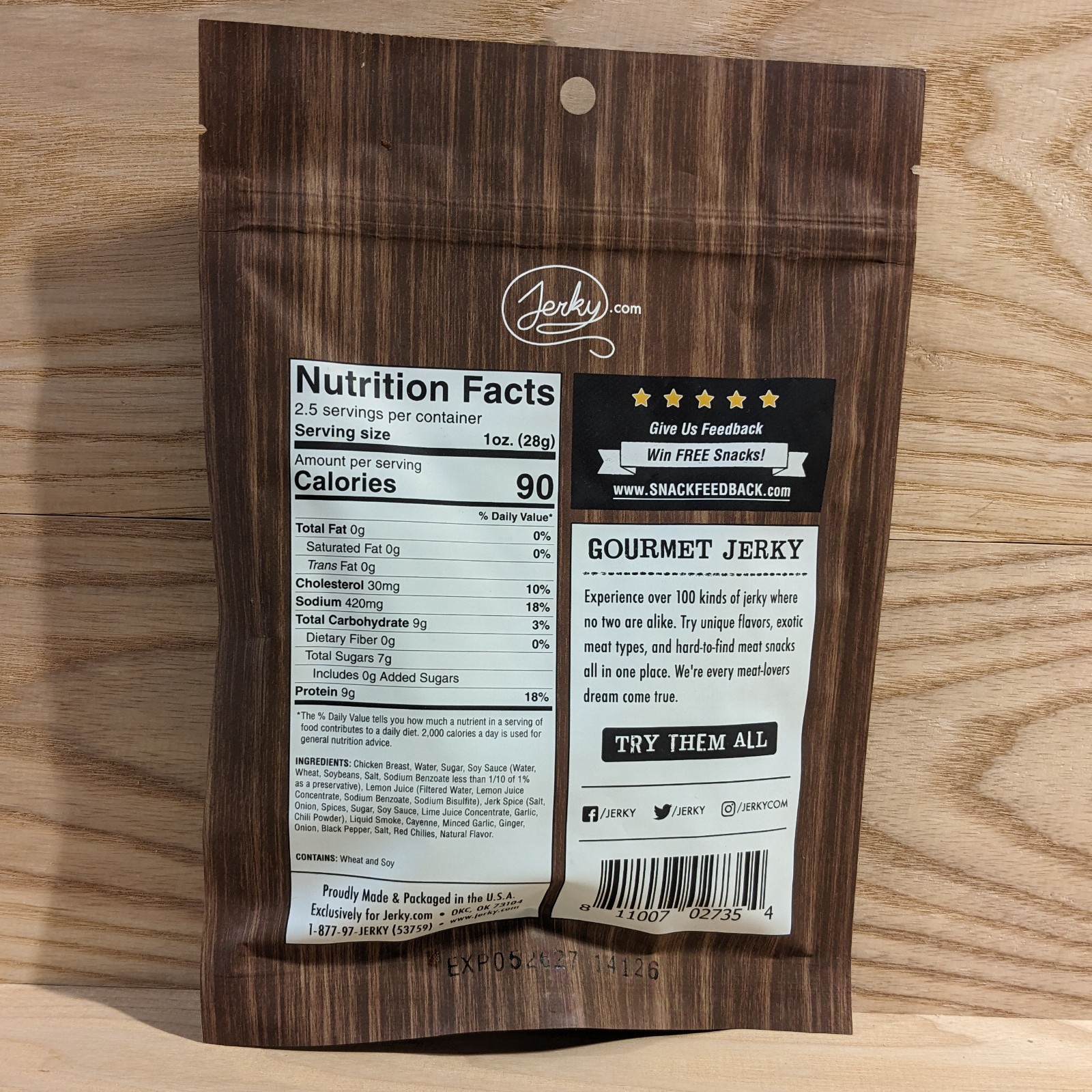 jamaican jerk chicken exotic jerky