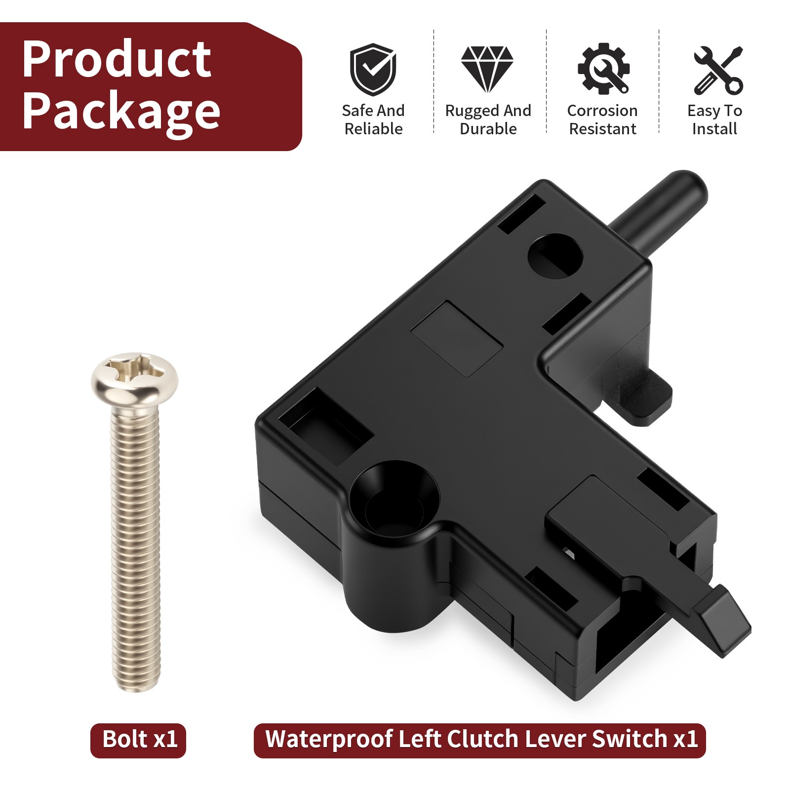 Left Clutch Lever Switch For Yamaha Stryker 1300 XVS1300 2011-17 3YX-82917-01-00