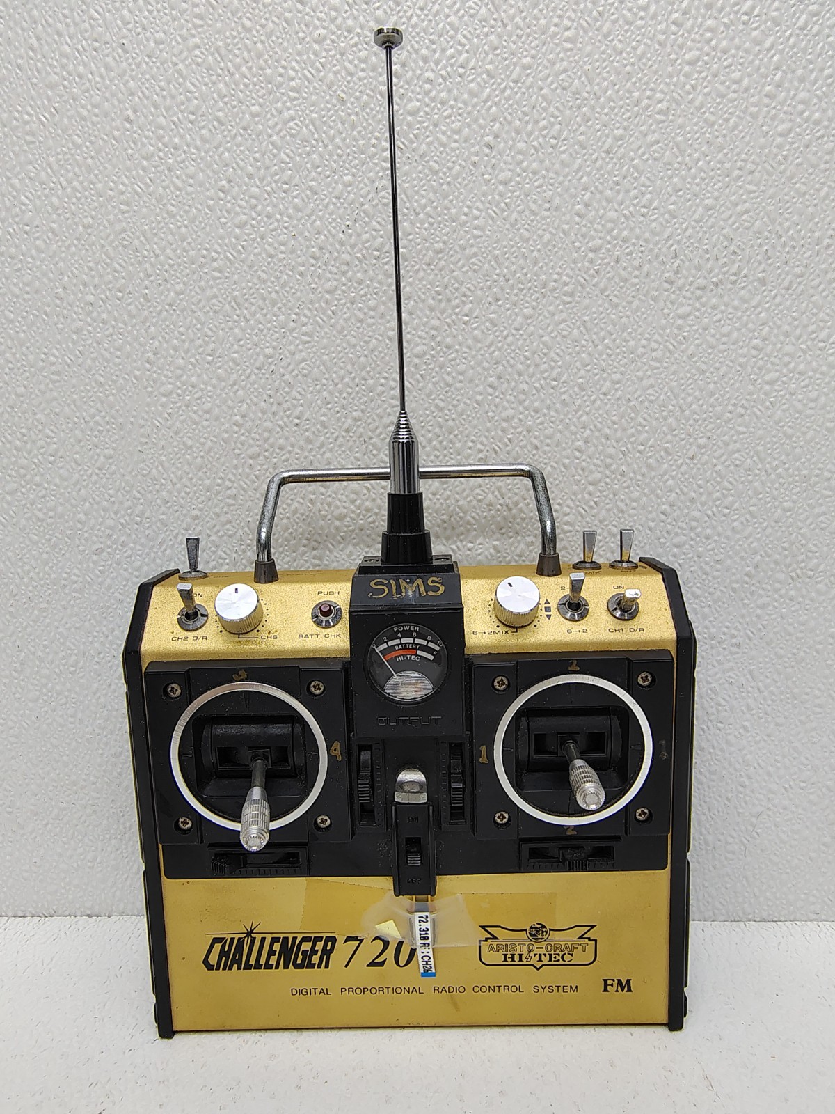 ARISTO-CRAFT CHALLENGER 720 RC Plane / Airplane Remote Controller AS IS UNTESTED