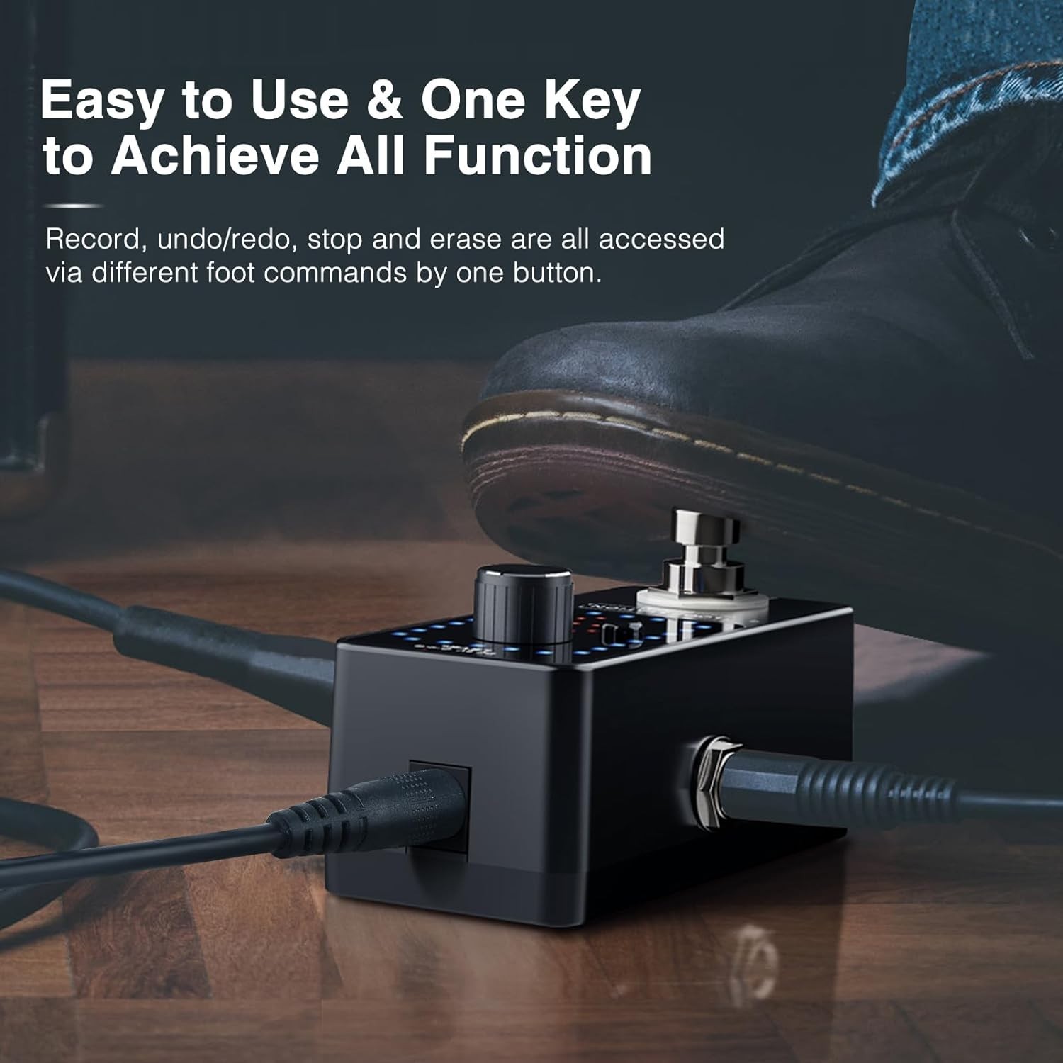 Ultimate 9 Loop Guitar Pedal - Uncompressed Audio & USB for Easy Uploads