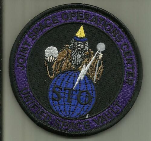 JOINT SPACE OPERATIONS CENTER STO UNIFIED SPACE VAULT USAF PATCH SATELITTES USA