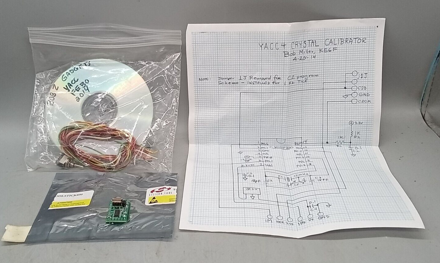 YACC4  Crystal Calibrator BOB MILLER  KE6F