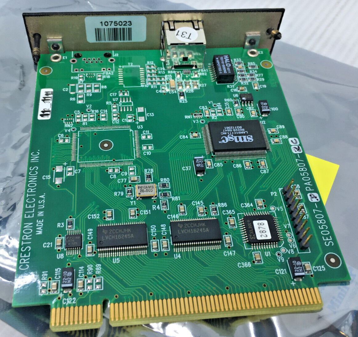 Crestron C2ENET-1 Ethernet Interface Single Port Ethernet Card for Z-Bus
