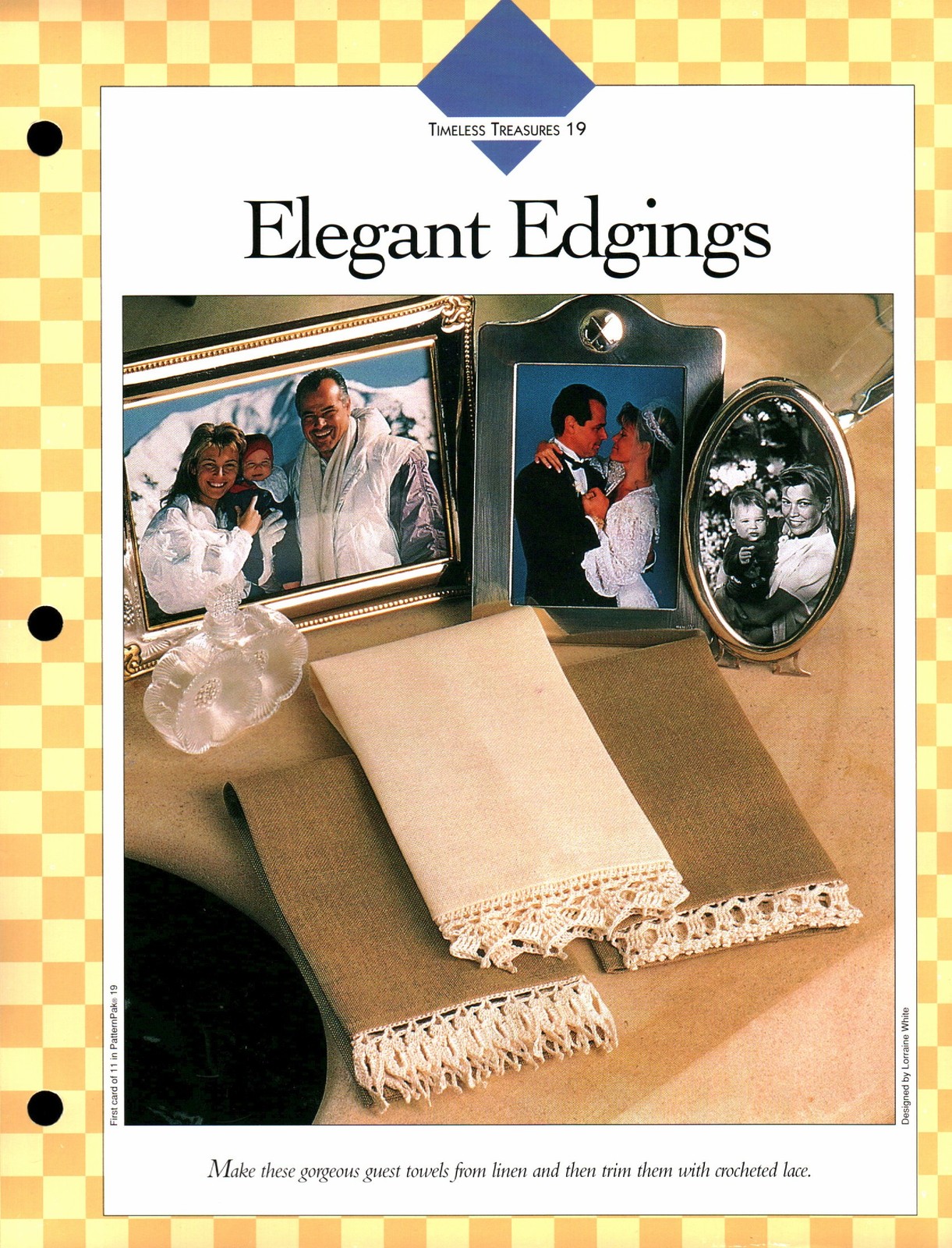 Elegant Edgings - Timeless Treasures 19 | Vanna Crochet Faves 85190-A