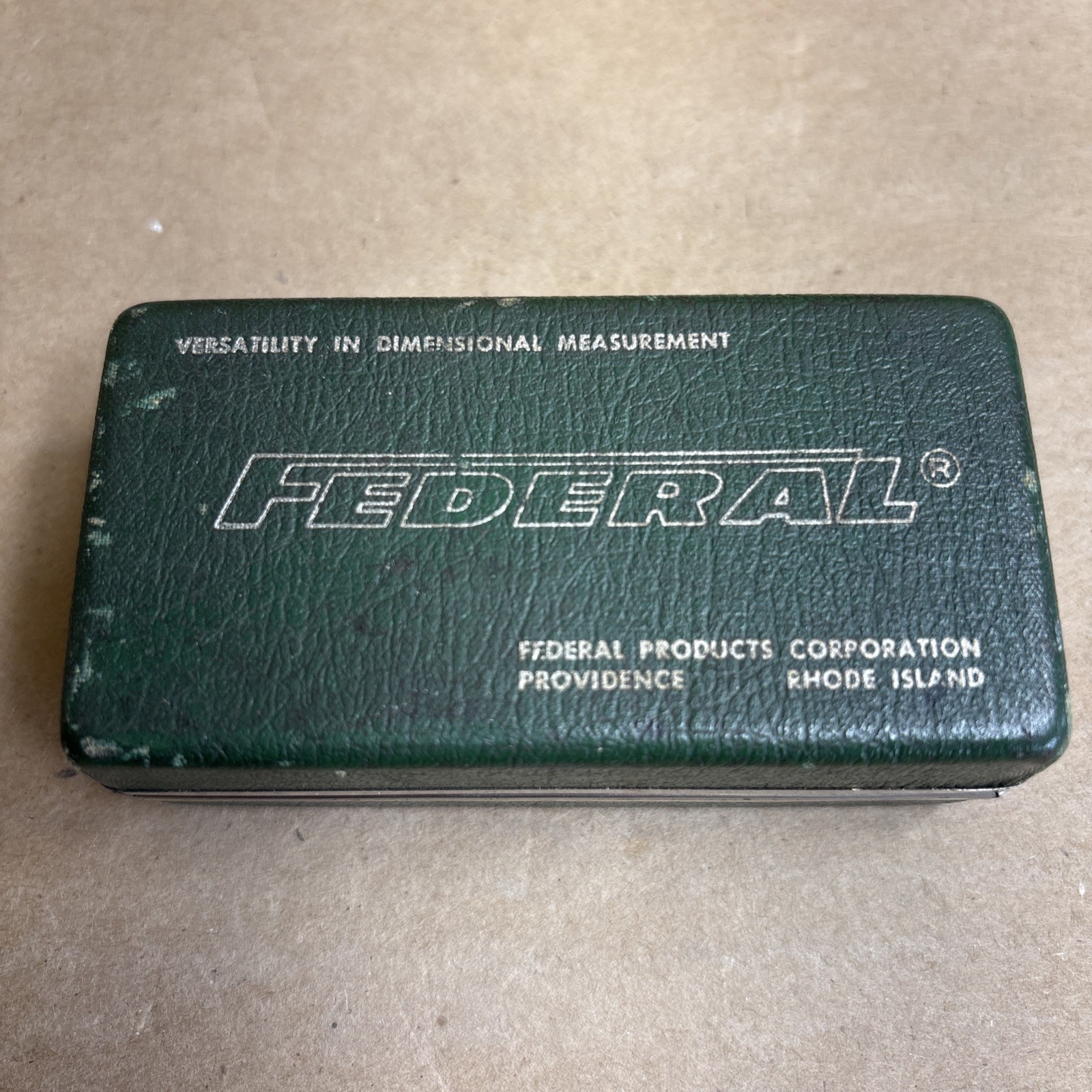 VINTAGE FEDERAL: Testmaster T-2 .0001" Dial Test Indicator.