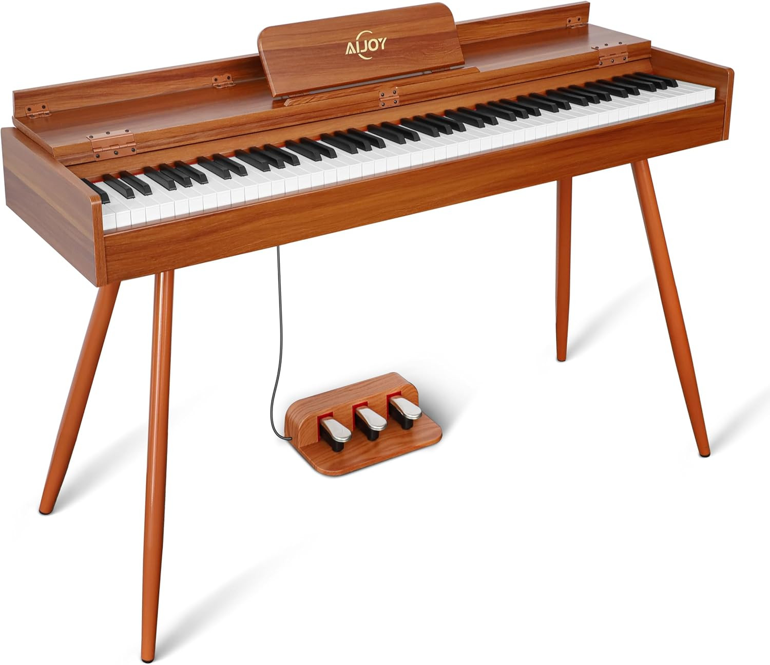 88-Key Weighted Digital Piano for Beginners & Adults – Realistic Hammer Actio...
