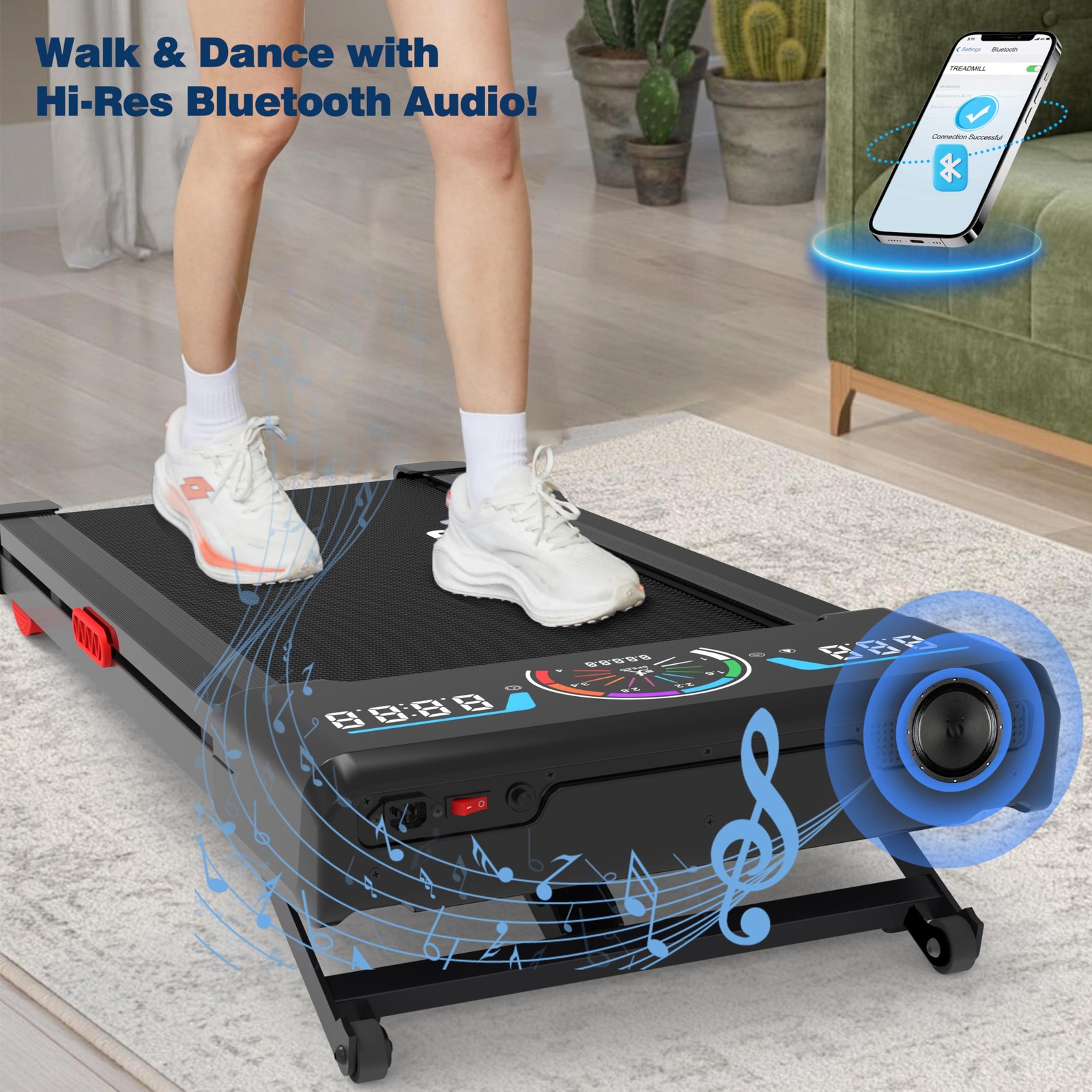 TRAILVIBER Walking Pad Treadmill with 12% 9Level Auto Incline, 450 lbs Capaci...