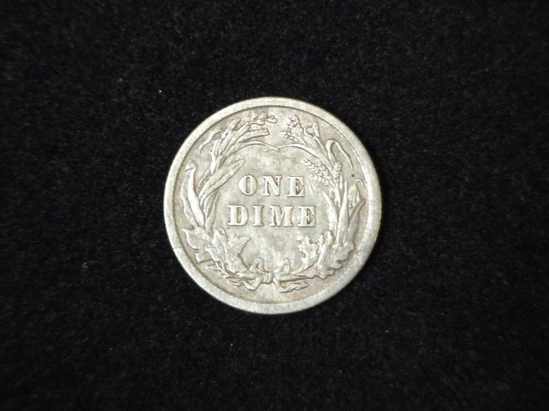 1911 Barber Silver Dime Very Fine+ 101113