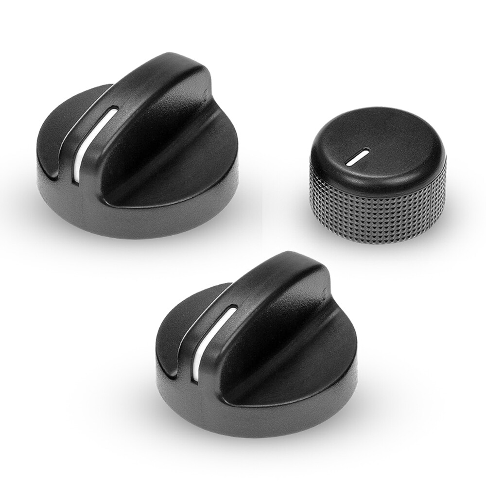For 1994-1997 Dodge Ram 1500 2500 Heater A/C Fan Temp Climate Control Knob Set