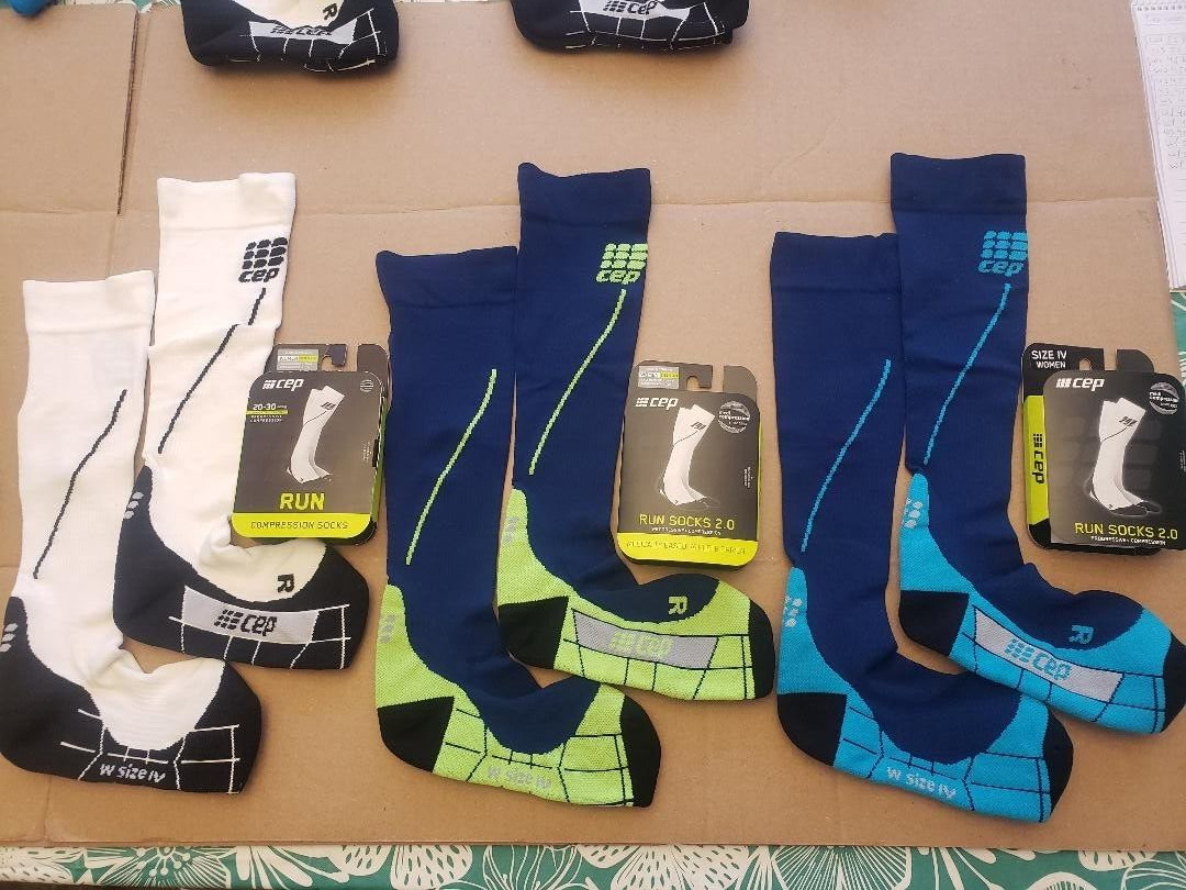 CEP - 2.0 Women Progressive Compression Full Running Socks 20mmhg Size & Color