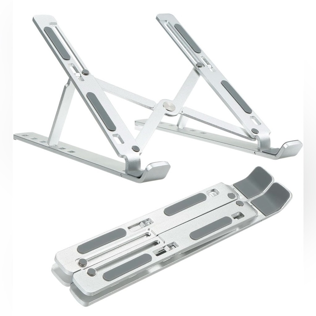 Foldable Lap Stand Computer Holder Bracket 6-Level Adjustable Height Laptop