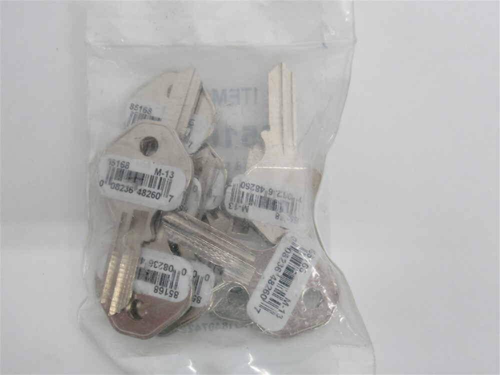 85168 , House & Padlock Key Blanks (PK 10)