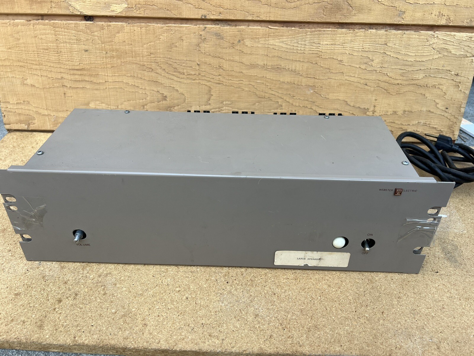 Vintage Webster Electric Amplifier Model WTA 80 ( Powered Up For Parts/Repair)
