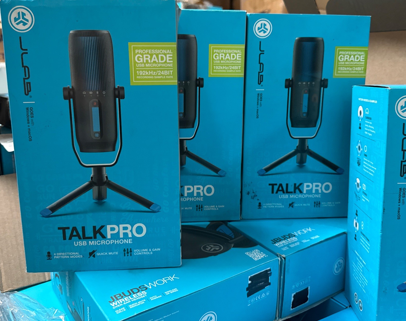 JLab Talk Pro USB Microphone USB-C Output Cardioid Omnidirectional Stereo