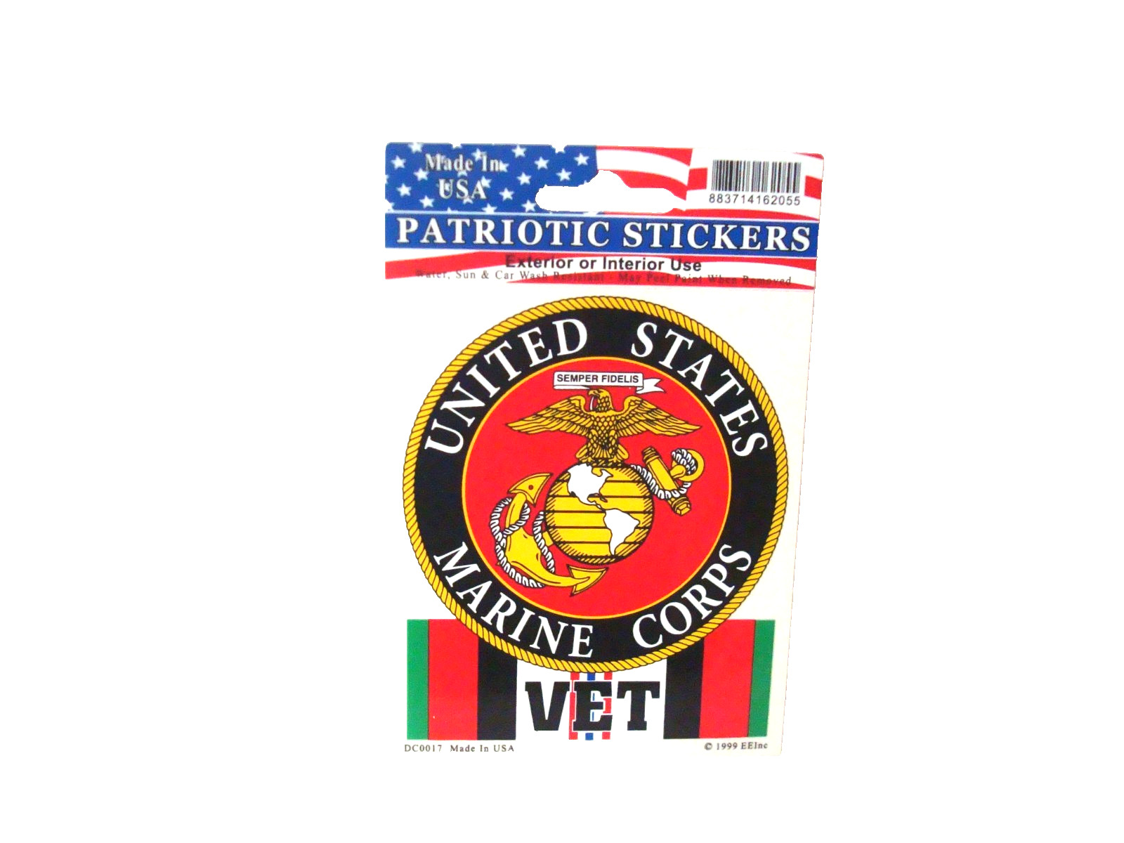 MARINE CORPS ENDURING FREEDOM VETERAN   DECAL STICKER  4 inches