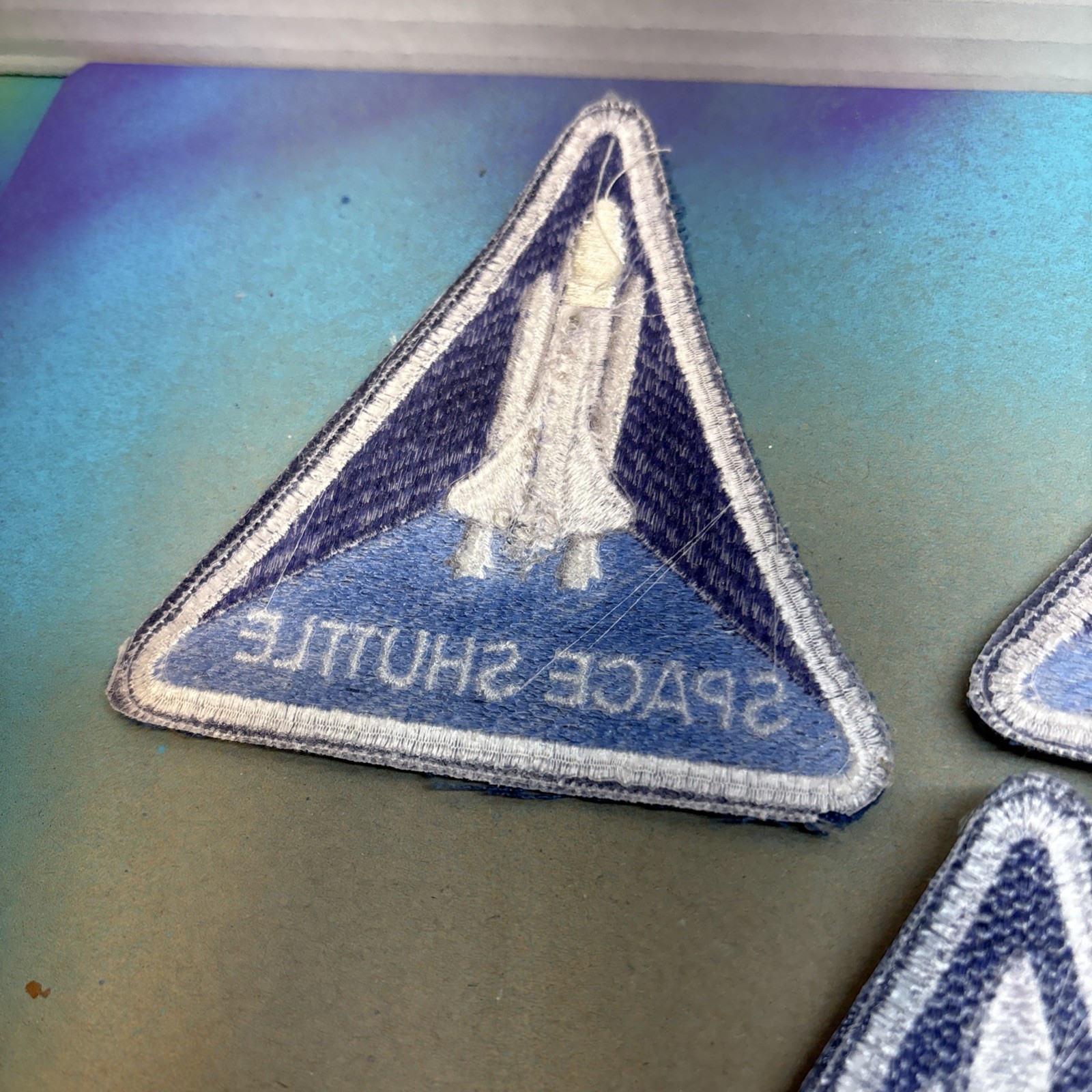 Lot NASA Space Shuttle Program Embroidered Patches 3 Patches