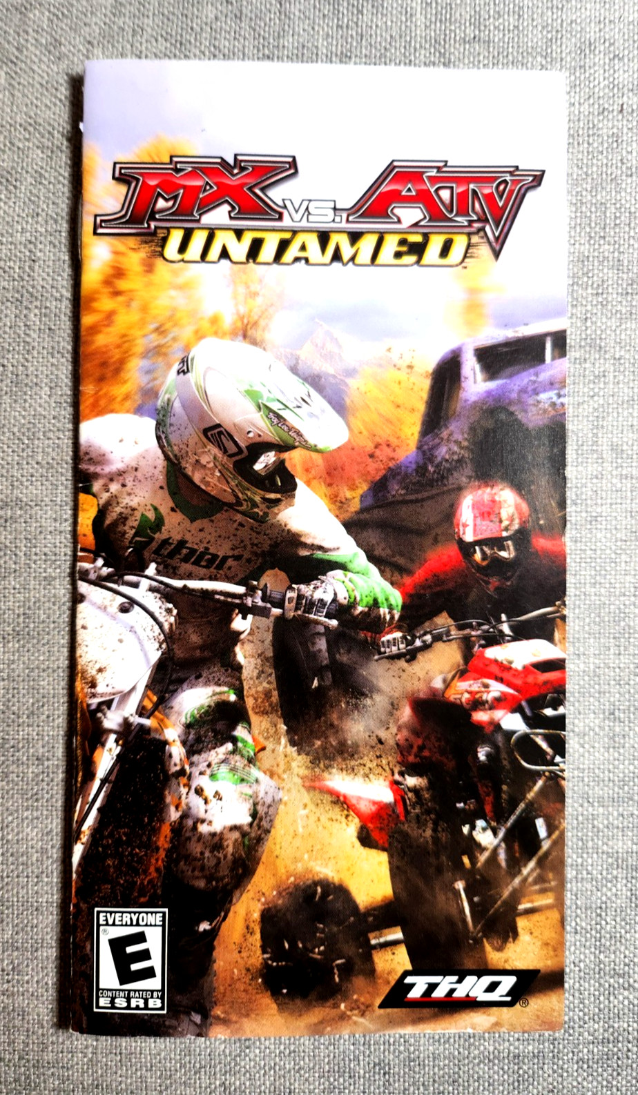 MX vs. ATV Untamed Instruction Manual Only - PSP