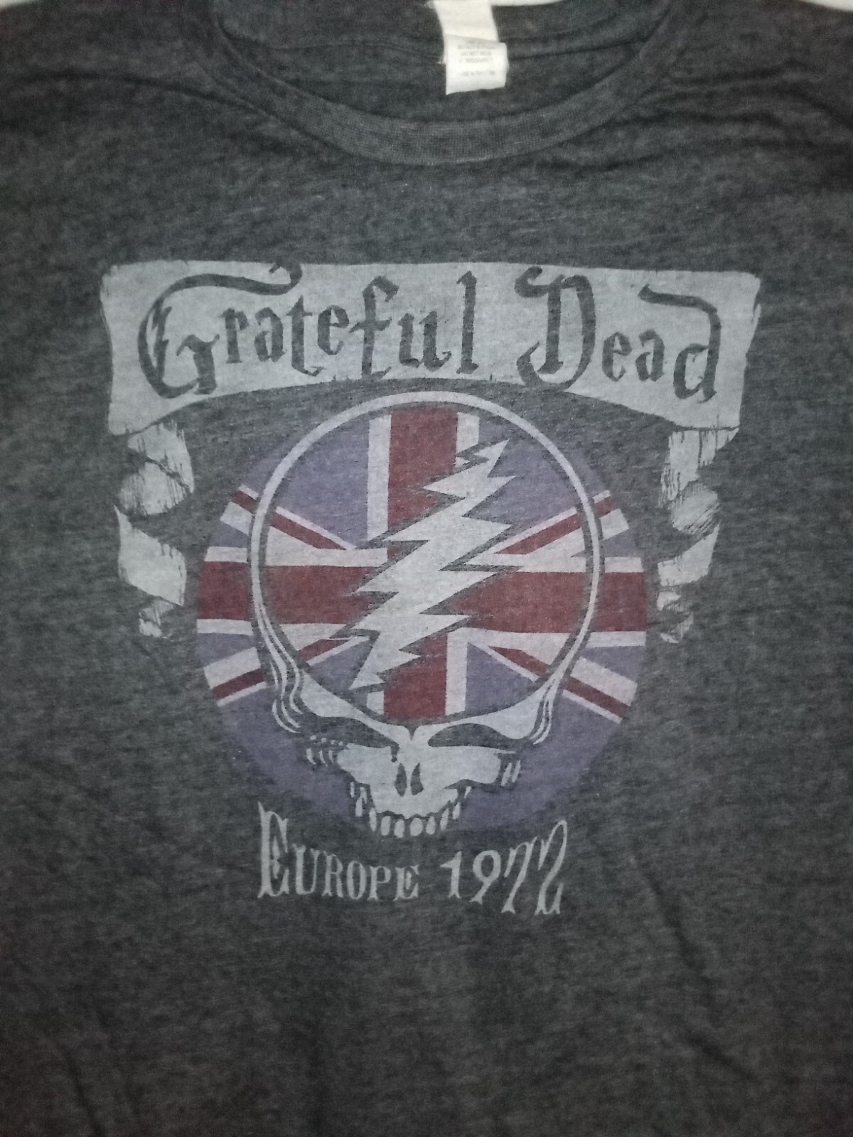 Greatful Dead Europe 1972 Shirt Size XL by Active Apparel