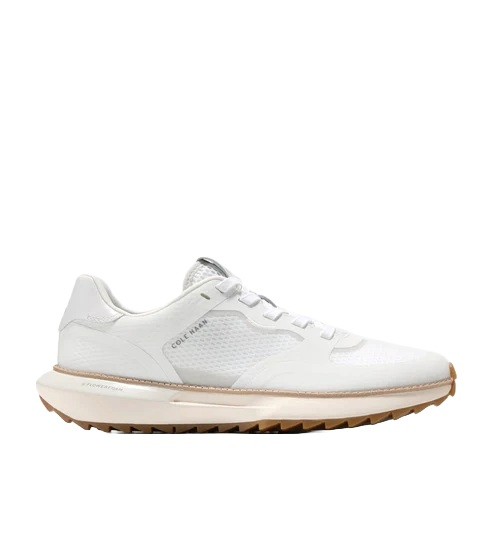 New Cole Haan Golf GrandPro Ashland II Spikeless Shoes WHITE/GLCR GRY 10M