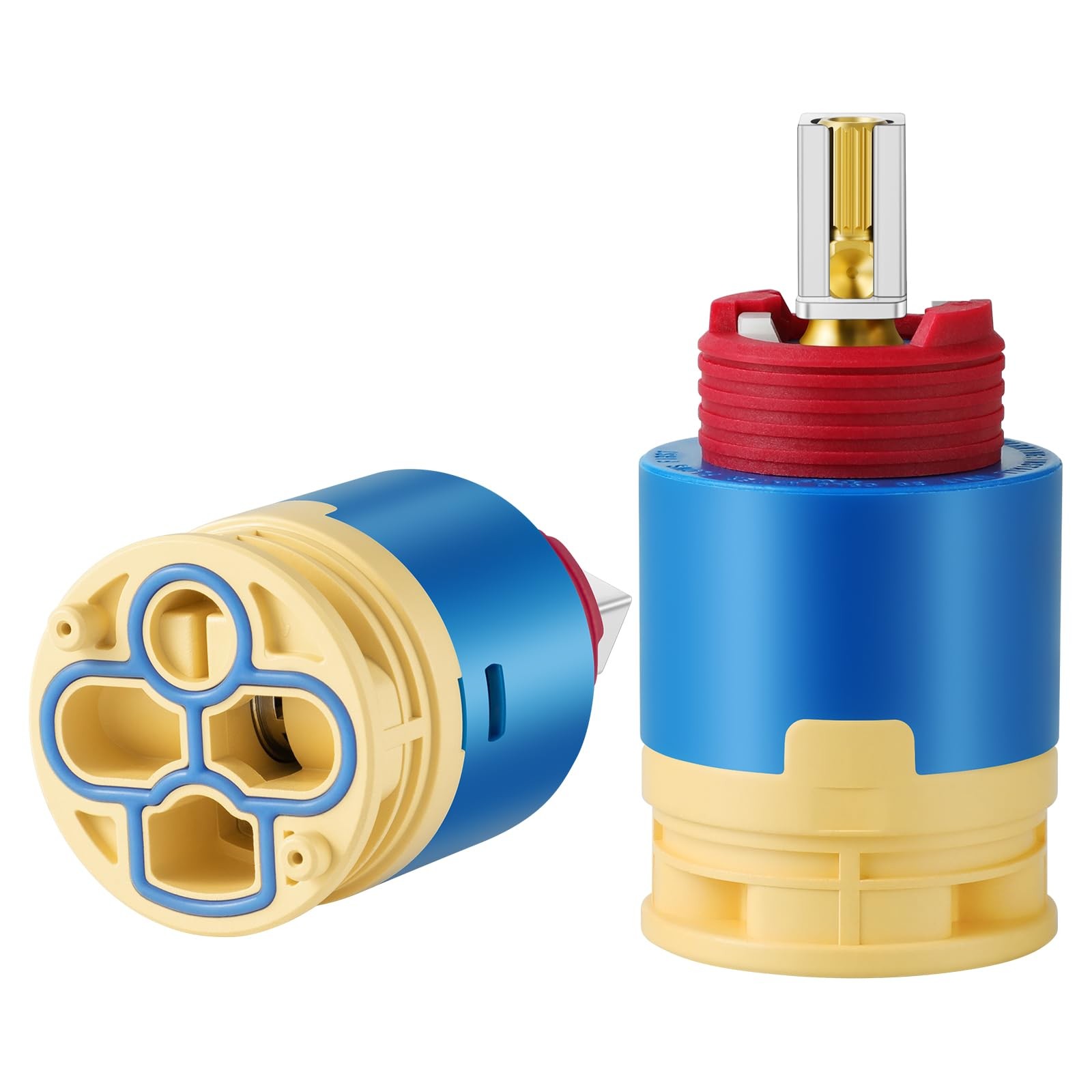 Vayolli JL02BJ HL-40 Ceramic Pressure Balance Cartridge,40mm Faucet Blue, red